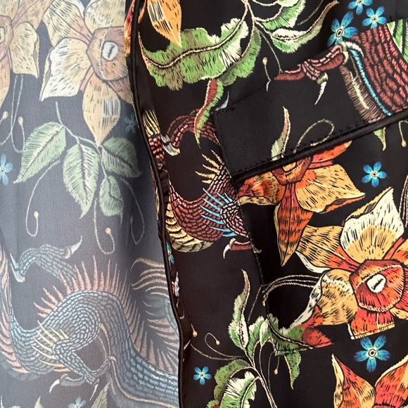 3/50$ Shirt / blouse in ethnic style M / L New green button down shirt - Picture 15 of 15